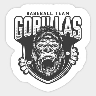 Gorrila Team Sticker